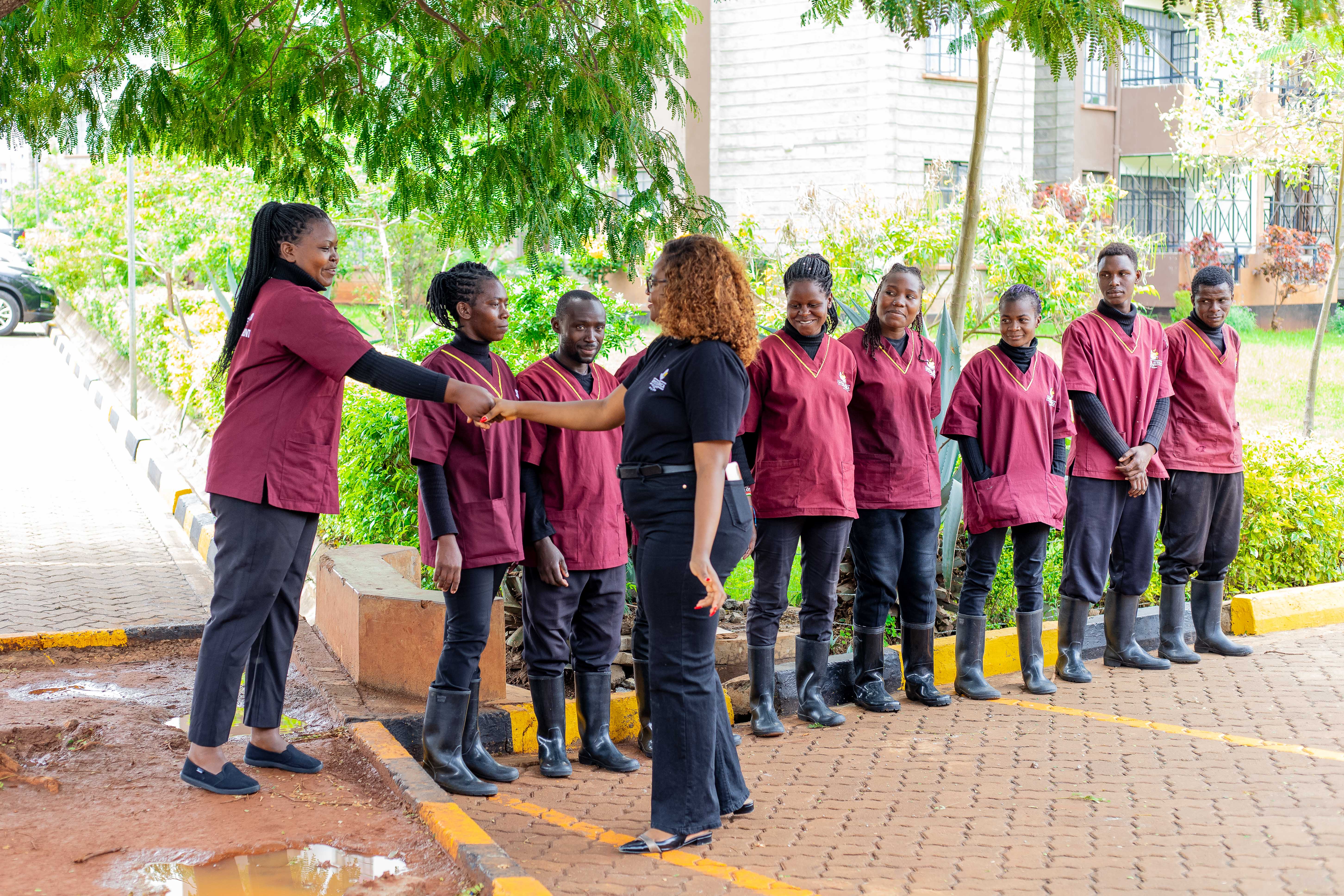 Crystal Africa founder and operations team in Nairobi, Kenya